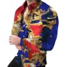 Multi Coloured Red Blue White Shirt