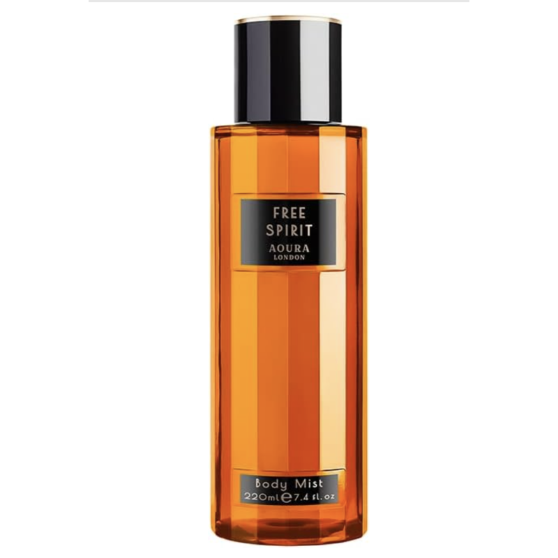 Aoura London Womens Free Spirit Body Mist Fragrance Spray 220ml