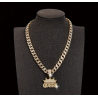 Gold Queen Pendant Chain