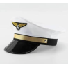 White Pilot Hat