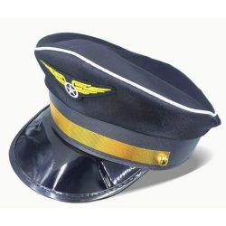 Blue Pilot's Captains Hat