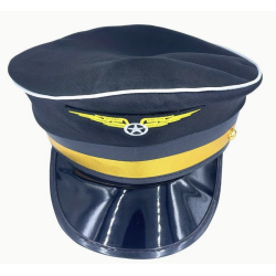 Blue Pilot's Captains Hat