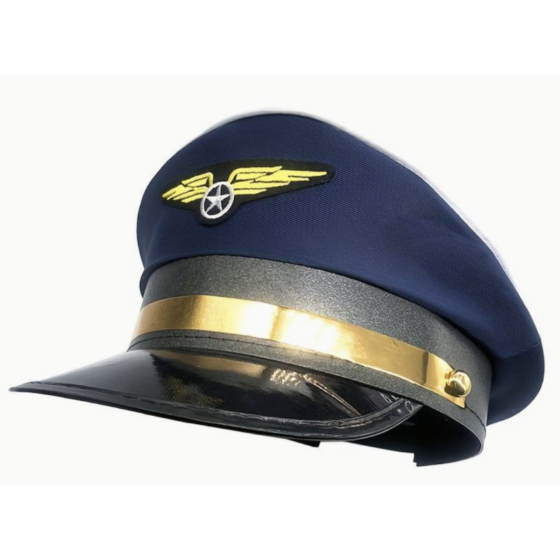Blue Pilot's Captains Hat