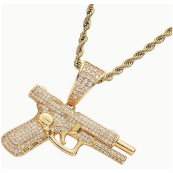 Golden Gun Necklace
