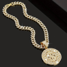 Golden Dollar Pendant Necklace