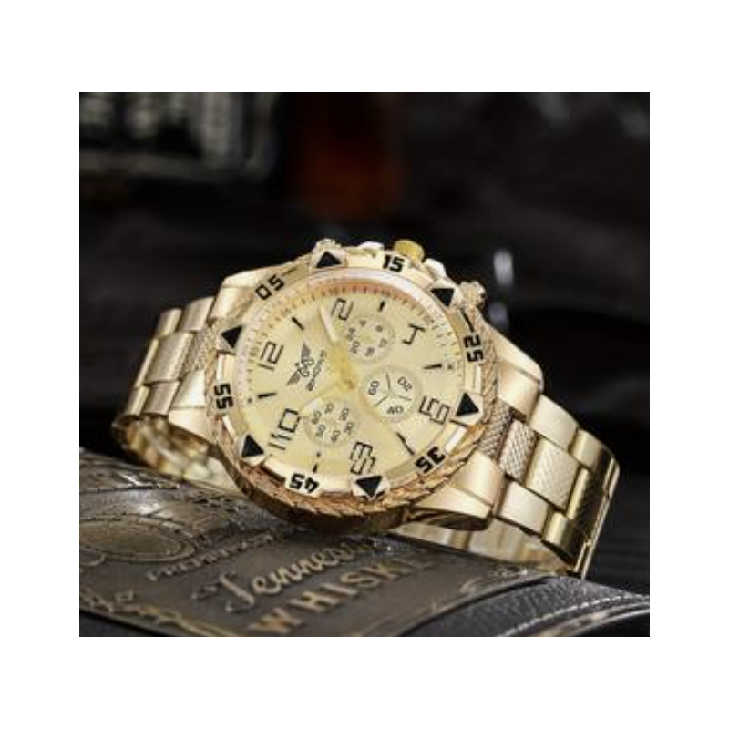 Gold Quartz Watch