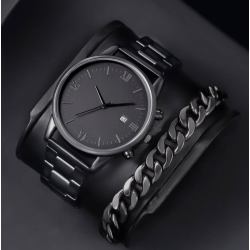 Black Pointer Quartz Watch