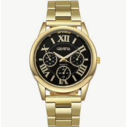 Gold Quartz Sports watch