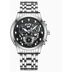 Black and Silver Quartz Watch